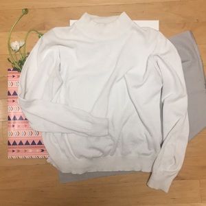 Talbots white sweater